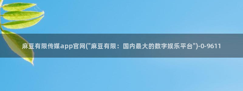 麻豆传媒映画传媒官网：麻豆有限传媒app官网(\